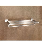 Square Towel Rack Stainless Steel Bathroom Commercial Hotel Spa Wall Mount Heavy-Duty Multi-Bar Anti-Rust Waterproof Easy Install Professional Grade Durable High Capacity Rustproof Geometric Design Space Saving Modern Minimalist Secure Mounting Load Beari